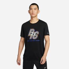 Áo Tay Ngắn Nam Nike Run Energy Rise 365 - Đen - Supersports Vietnam