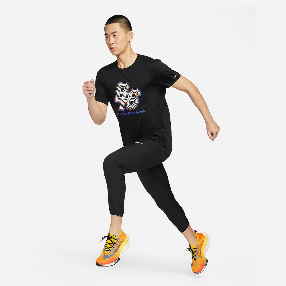 Áo Tay Ngắn Nam Nike Run Energy Rise 365 - Đen - Supersports Vietnam