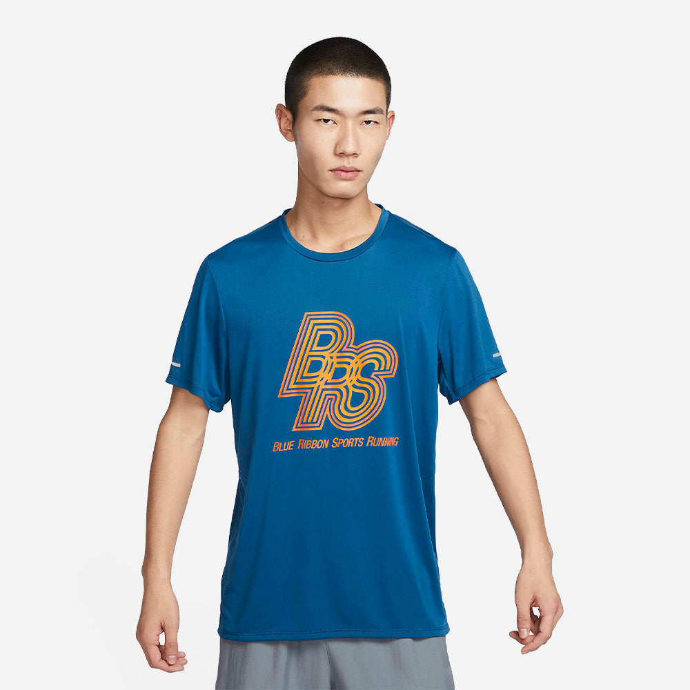 Áo Tay Ngắn Nam Nike Run Energy Rise 365 - Xanh Dương - Supersports Vietnam