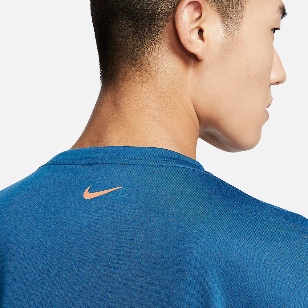 Áo Tay Ngắn Nam Nike Run Energy Rise 365 - Xanh Dương - Supersports Vietnam