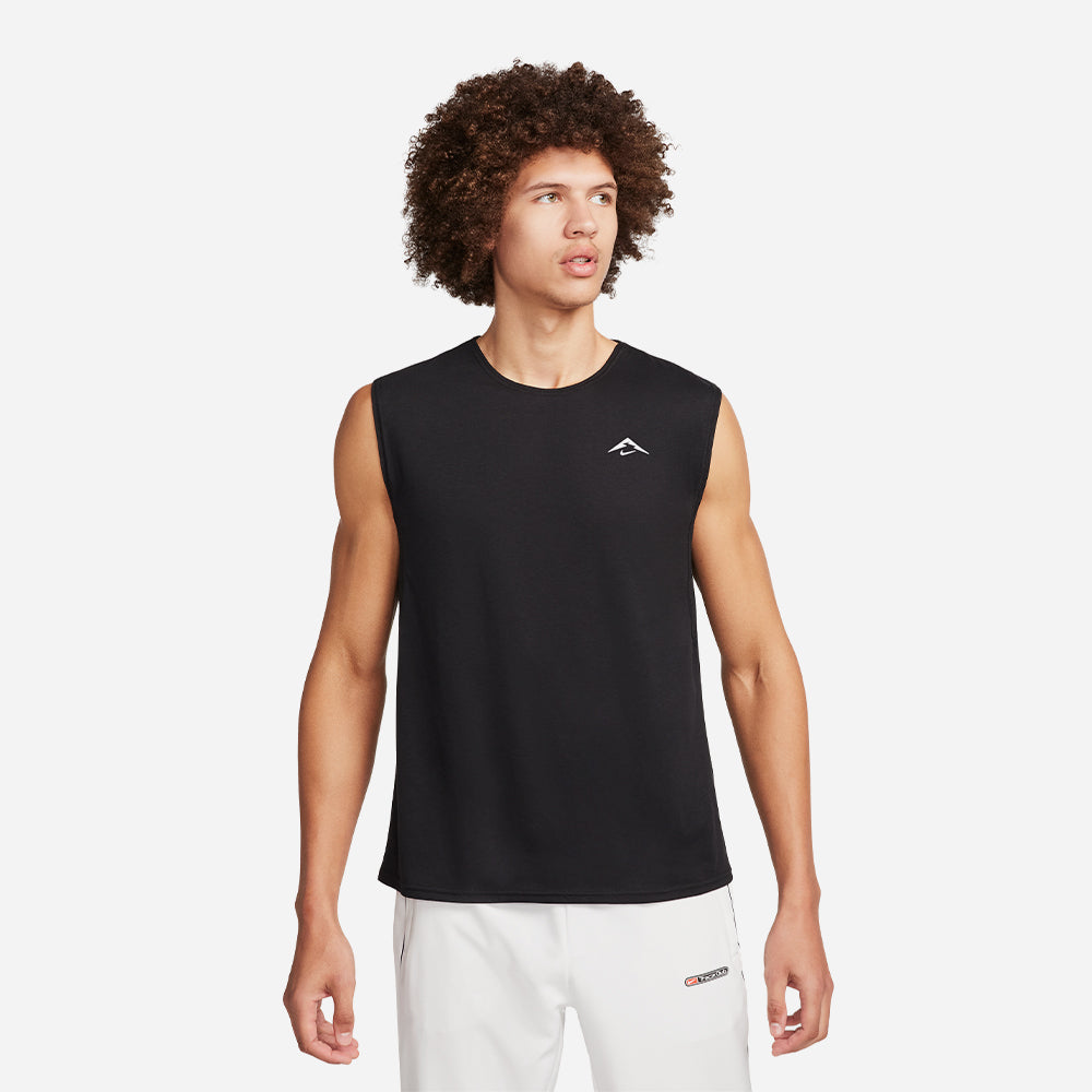 Áo Ba Lỗ Nam Nike Dri-Fit Trail Solar Chase - Đen - Supersports Vietnam