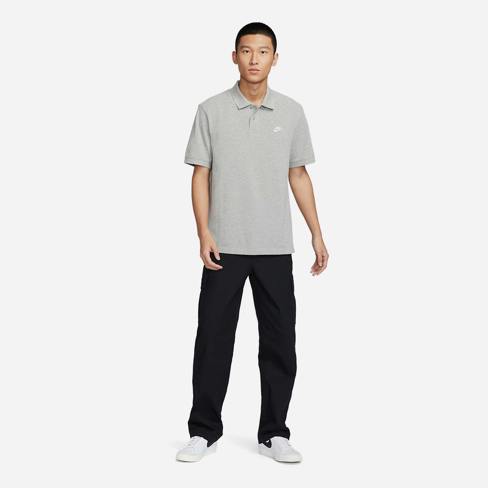 Áo Polo Nam Nike Club Pique - Xám - Supersports Vietnam