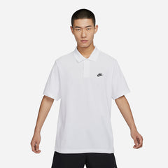 Áo Polo Nam Nike Club Pique - Trắng - Supersports Vietnam