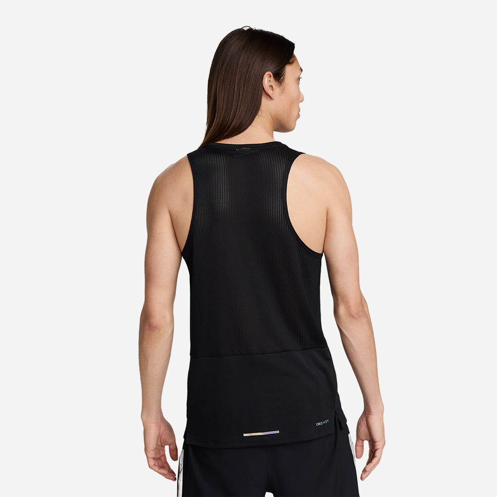 Áo Ba Lỗ Nam Nike Dri-Fit Rise 365 - Đen - Supersports Vietnam