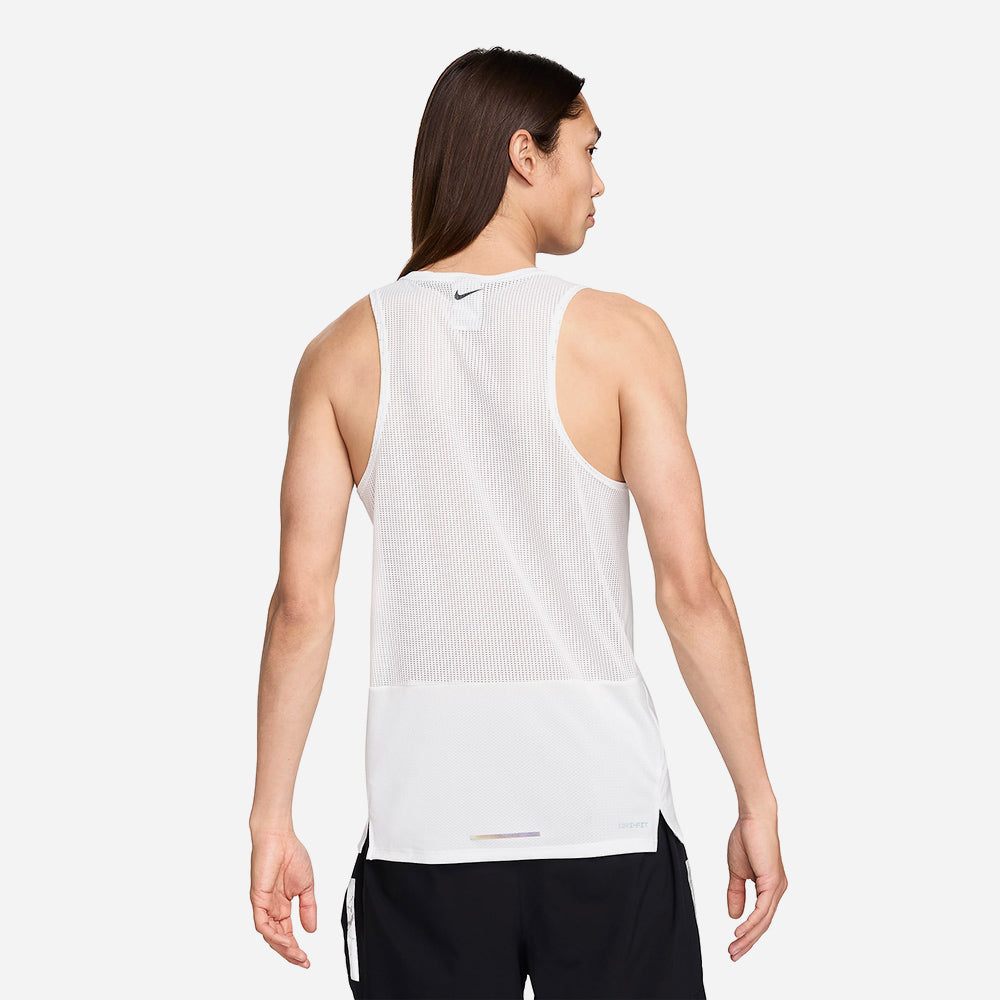 Áo Ba Lỗ Nam Nike Dri-Fit Rise 365 - Trắng - Supersports Vietnam