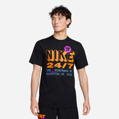 Áo Thun Nam Nike Dri-Fit Uv Hyverse Gfx - Đen - Supersports Vietnam