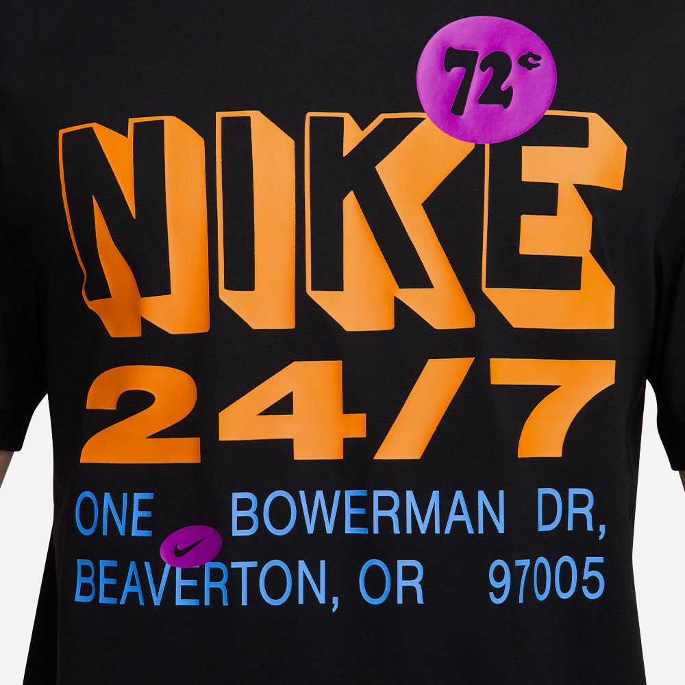Áo Thun Nam Nike Dri-Fit Uv Hyverse Gfx - Đen - Supersports Vietnam