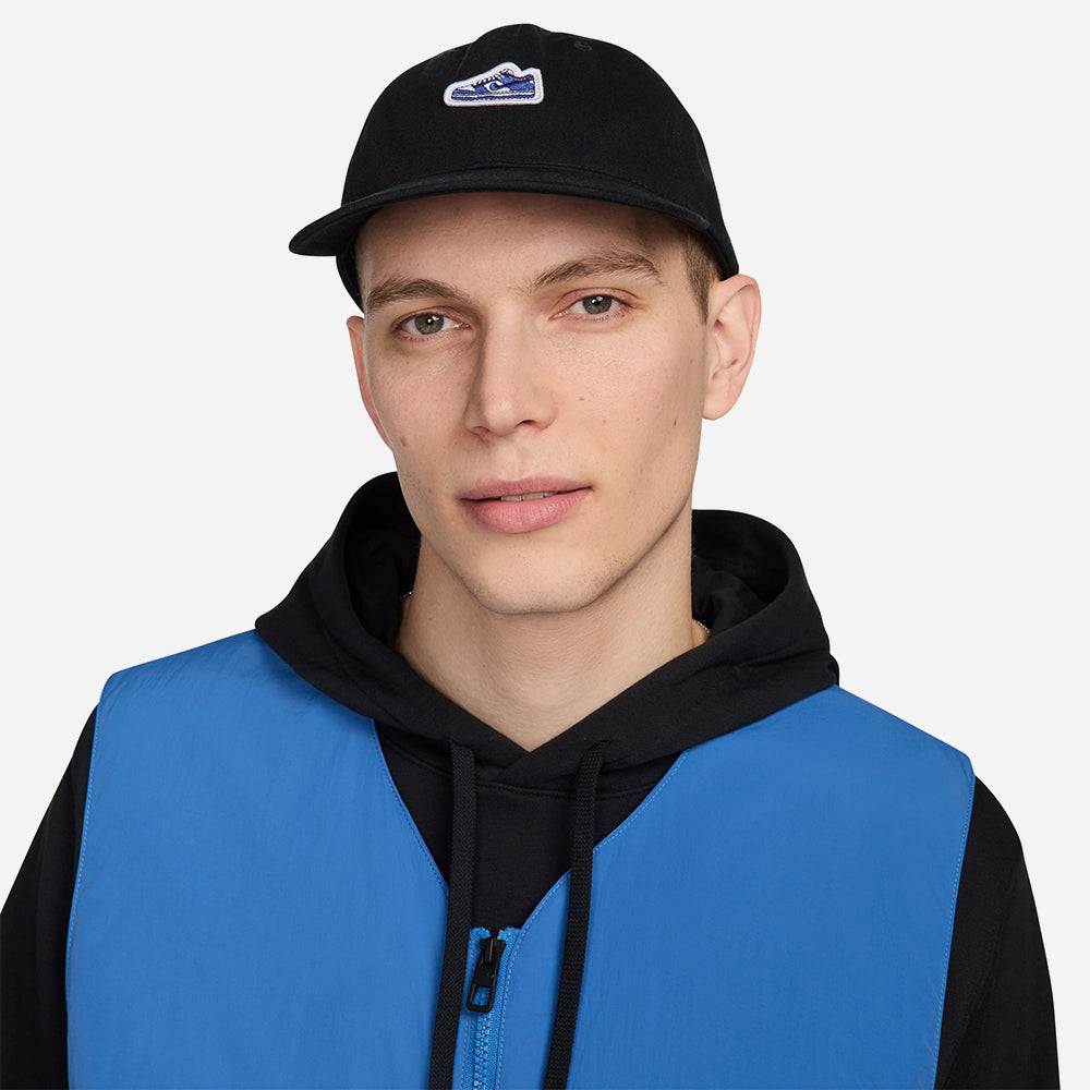 Mũ Lưỡi Trai Nike Club Unstructured Dunk Patch - Đen - Supersports Vietnam