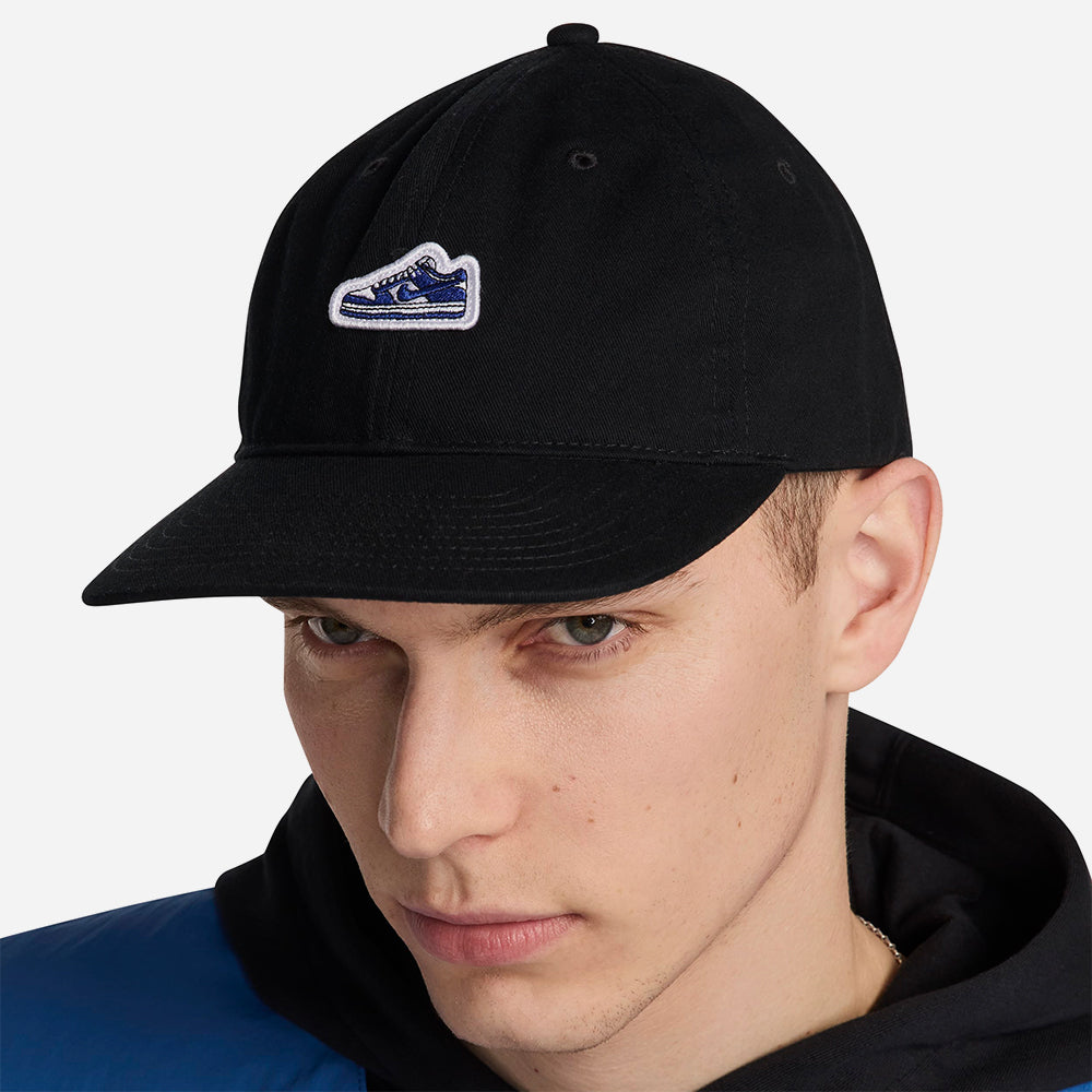 Mũ Lưỡi Trai Nike Club Unstructured Dunk Patch - Đen - Supersports Vietnam