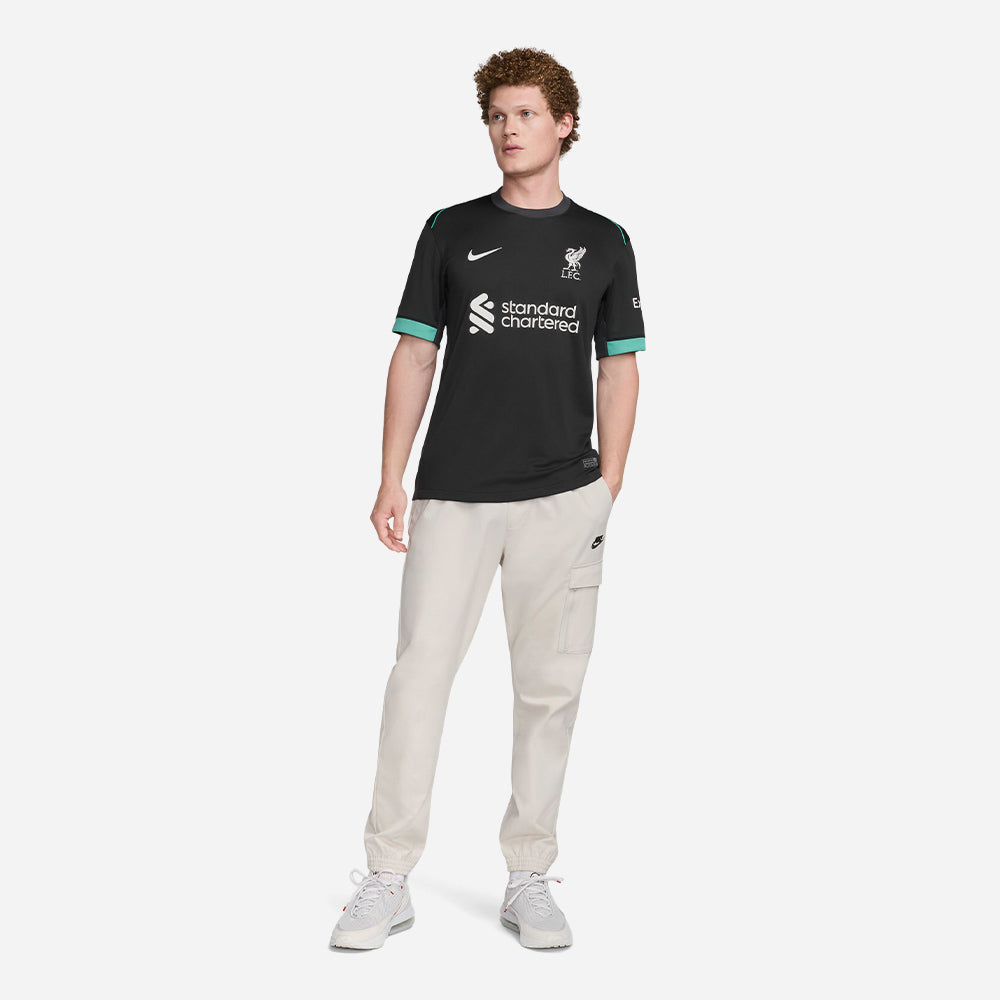 Áo Đá Bóng Nam Nike Liverpool Fc Sân Khách 24/25 - Đen - Supersports Vietnam