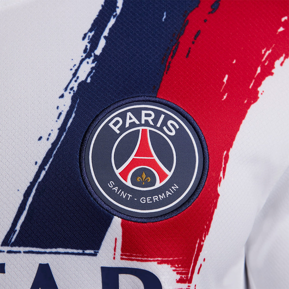 Áo Đá Bóng Nam Nike Paris Saint-Germain 24/25 Stadium Away - Trắng - Supersports Vietnam