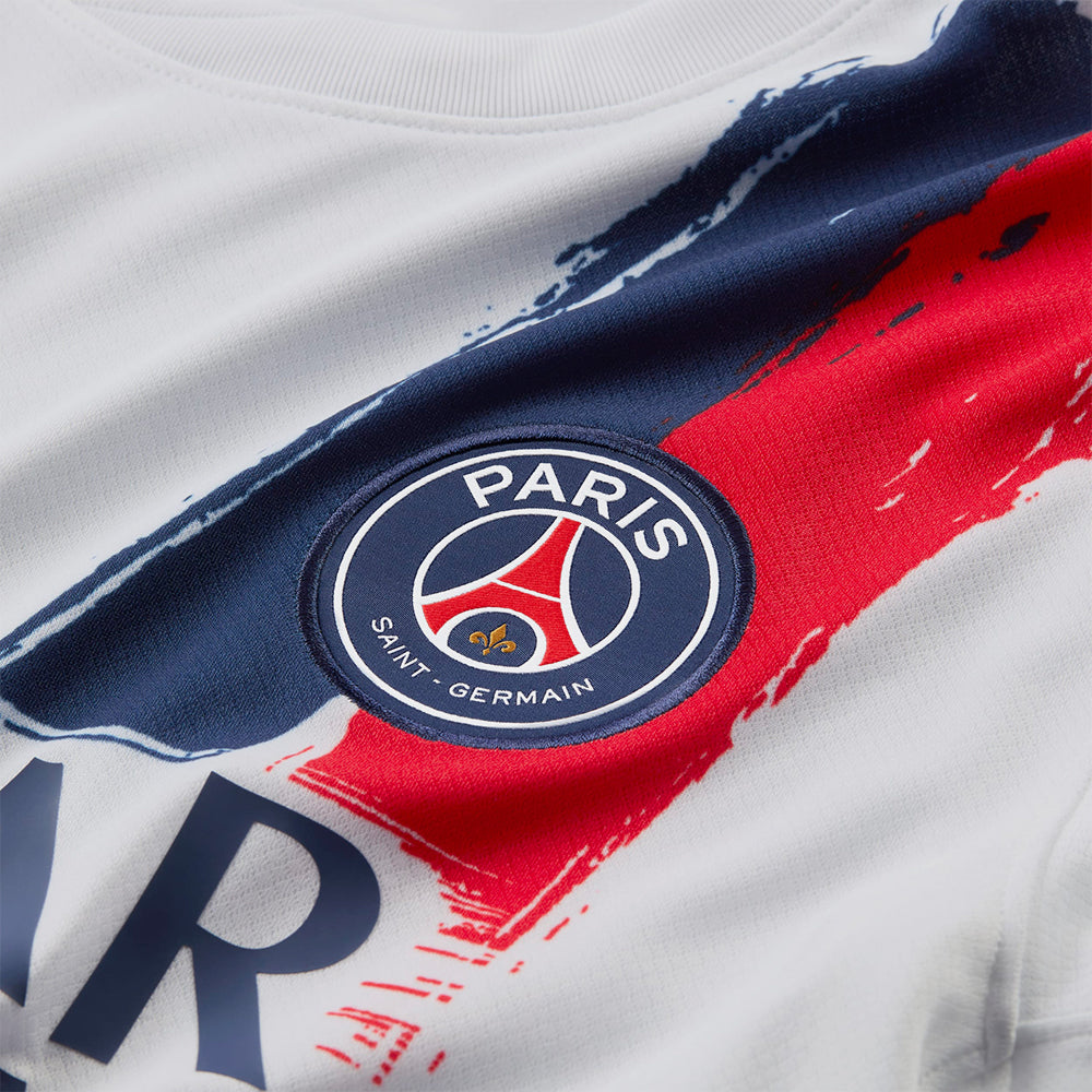 Áo Đá Bóng Nam Nike Paris Saint-Germain 24/25 Stadium Away - Trắng - Supersports Vietnam