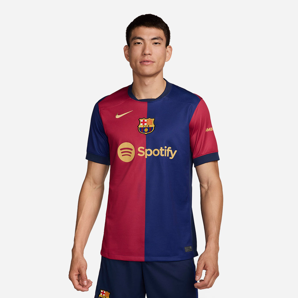 Áo Đá Bóng Nam Nike Barcelona 24/25 Stadium Home - Đỏ