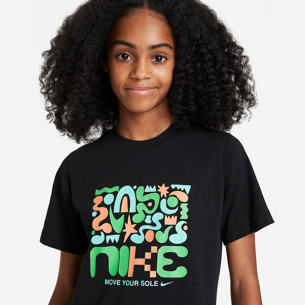 Áo Tay Ngắn Trẻ Em Nike Sportswear Dance - Đen - Supersports Vietnam
