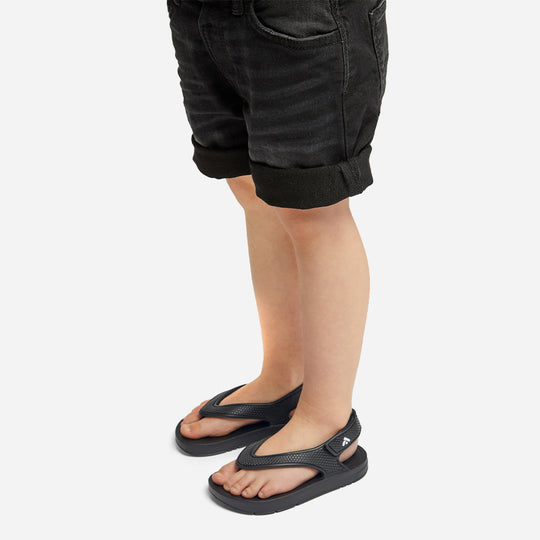 Giày Sandal Trẻ Em Fitflop Iqushion Toddler Ergonomic - Đen