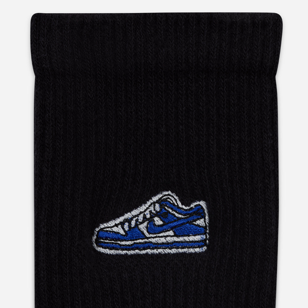 Vớ Thể Thao Nike Everyday Plus Cushioned Crew (1 Pair) - Đen - Supersports Vietnam