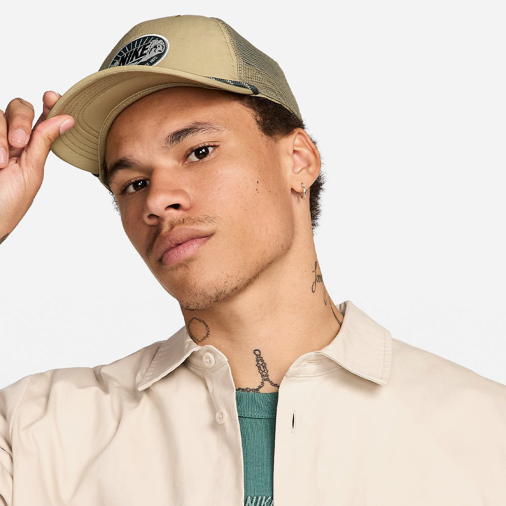 Mũ Lưỡi Trai Nike Rise Structured Curved Bill - Nâu - Supersports Vietnam