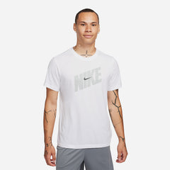 Áo Thun Nam Nike Dri-Fit Hbr Novelty - Trắng - Supersports Vietnam