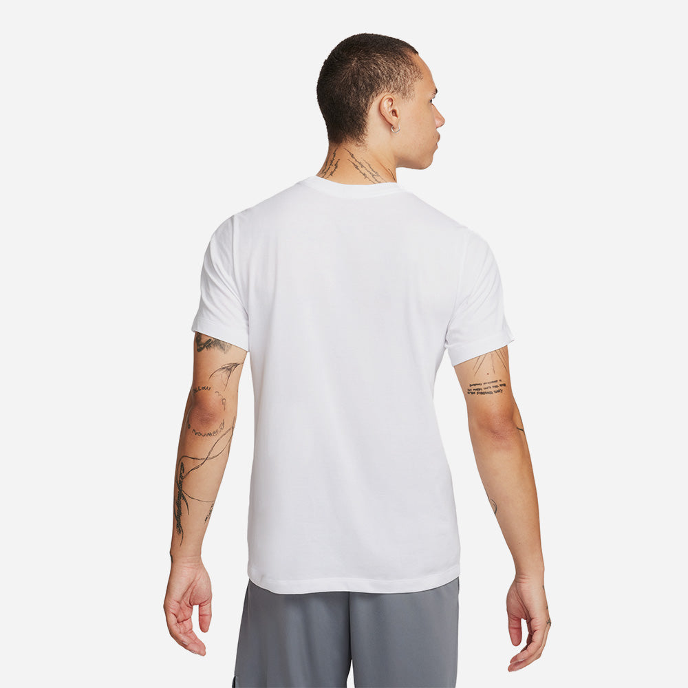 Áo Thun Nam Nike Dri-Fit Hbr Novelty - Trắng - Supersports Vietnam