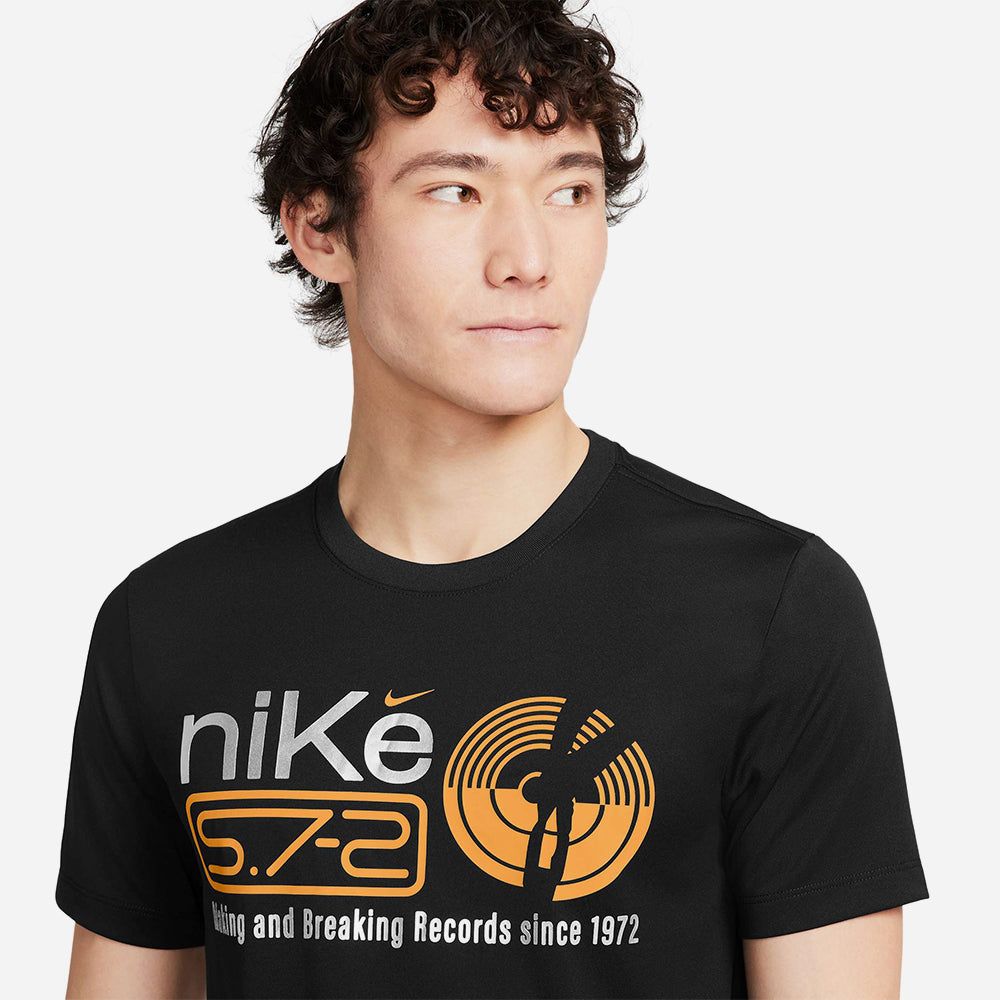 Áo Tay Ngắn Nam Nike Dri-Fit - Đen - Supersports Vietnam