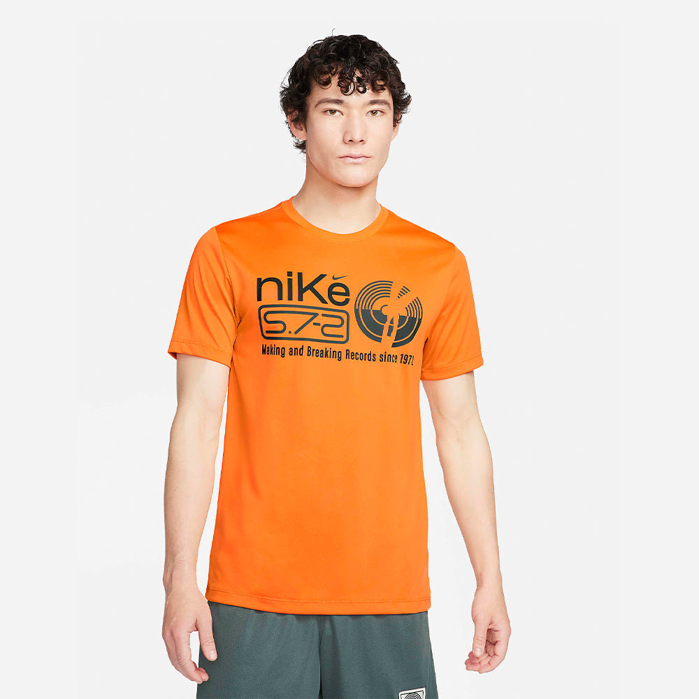 Áo Tay Ngắn Nam Nike Dri-Fit - Cam - Supersports Vietnam