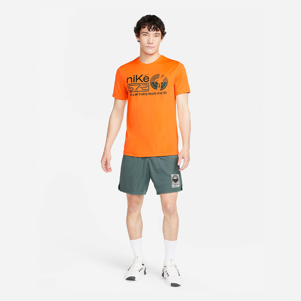 Áo Tay Ngắn Nam Nike Dri-Fit - Cam - Supersports Vietnam