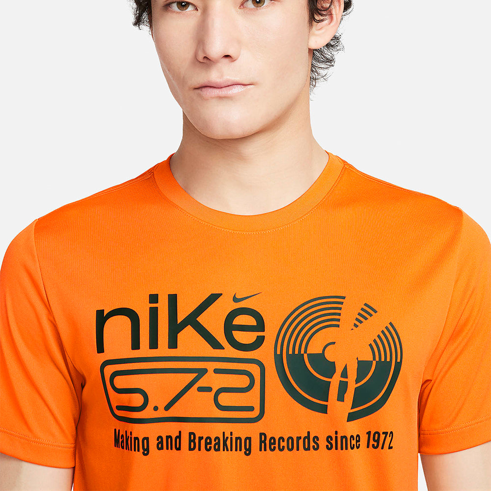 Áo Tay Ngắn Nam Nike Dri-Fit - Cam - Supersports Vietnam