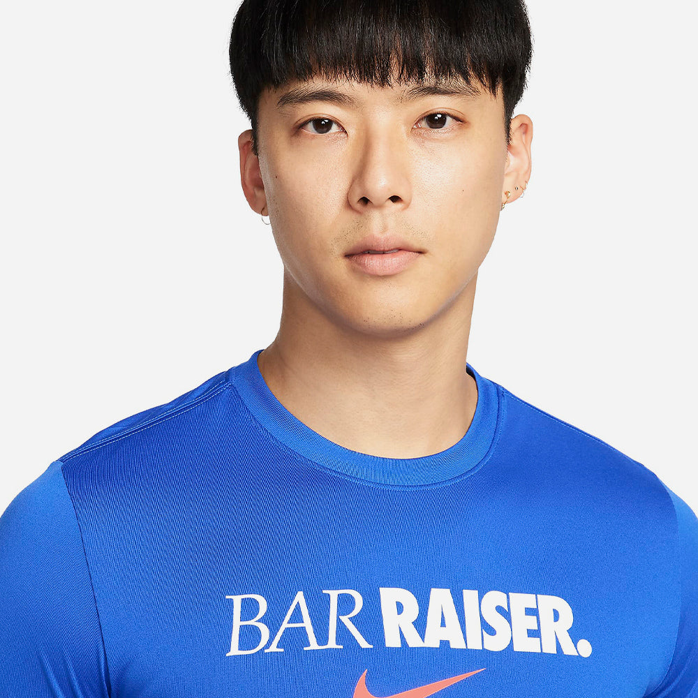 Áo Tay Ngắn Nam Nike Dri-Fit Fitness - Xanh Dương - Supersports Vietnam