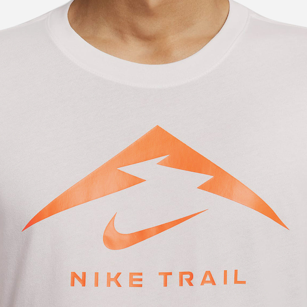 Áo Thun Nam Nike Dri-Fit Trail - Trắng - Supersports Vietnam