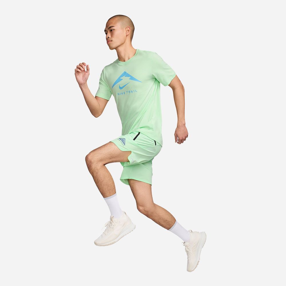 Áo Thun Nam Nike Dri-Fit Trail - Xanh Lá - Supersports Vietnam