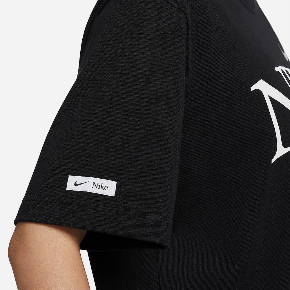 Áo Thun Nữ Nike Classics Boxy - Đen - Supersports Vietnam