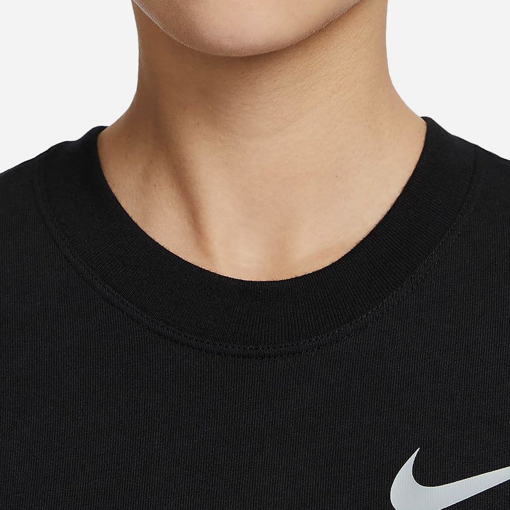 Áo Thun Nữ Nike Classics Boxy - Đen - Supersports Vietnam