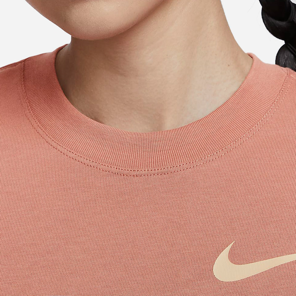 Áo Thun Nữ Nike Classics Boxy - Hồng - Supersports Vietnam
