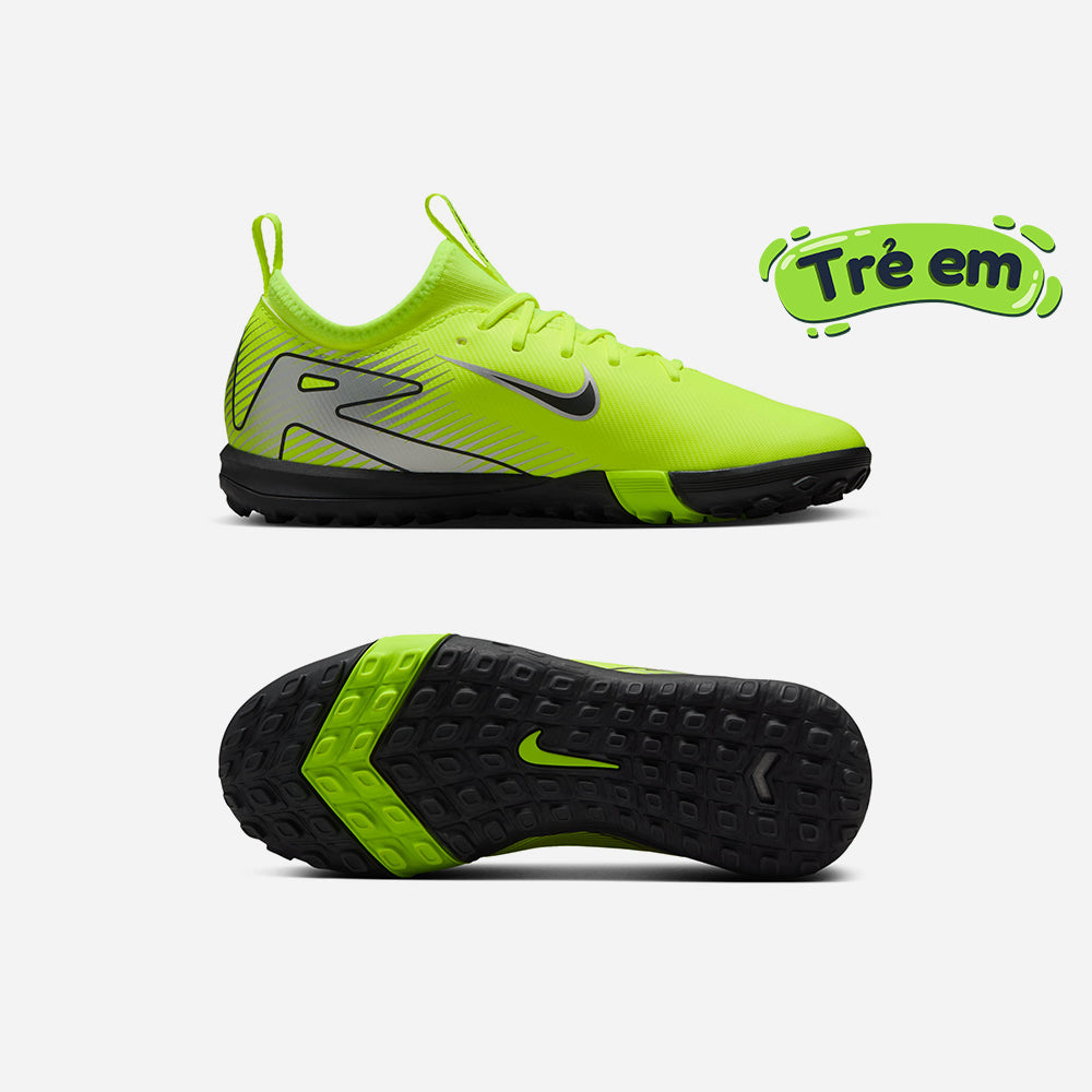 Giày Đá Bóng Trẻ Em Dành Cho Sân Cỏ Nhân Tạo Nike Junior Zoom Vapor 16 Academy - Xanh Lá