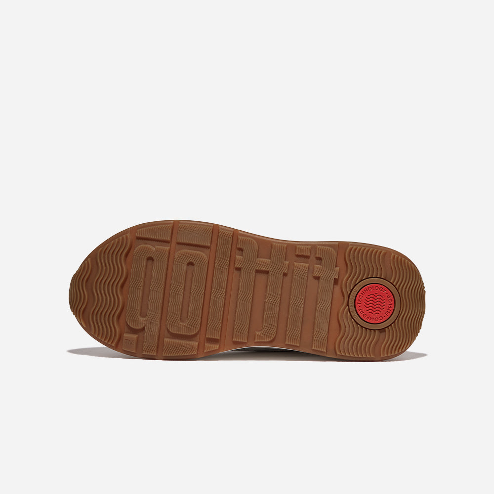 Giày Sneaker Nữ Fitflop F-Mode Leather/Suede Flatform - Trắng - Supersports Vietnam