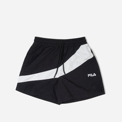 Quần Ngắn Unisex Fila Heritage Flag Woven - Đen - Supersports Vietnam
