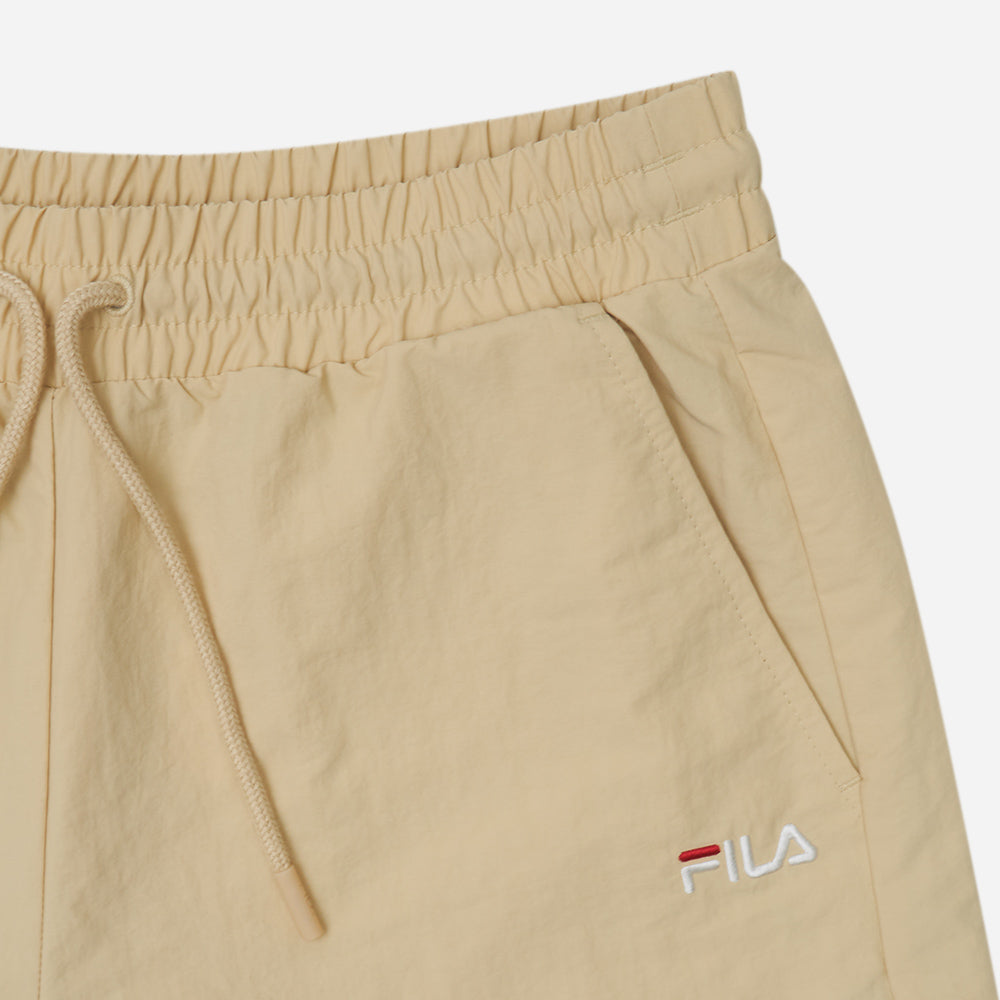 Quần Ngắn Nữ Fila Nylon Woven - Vàng - Supersports Vietnam