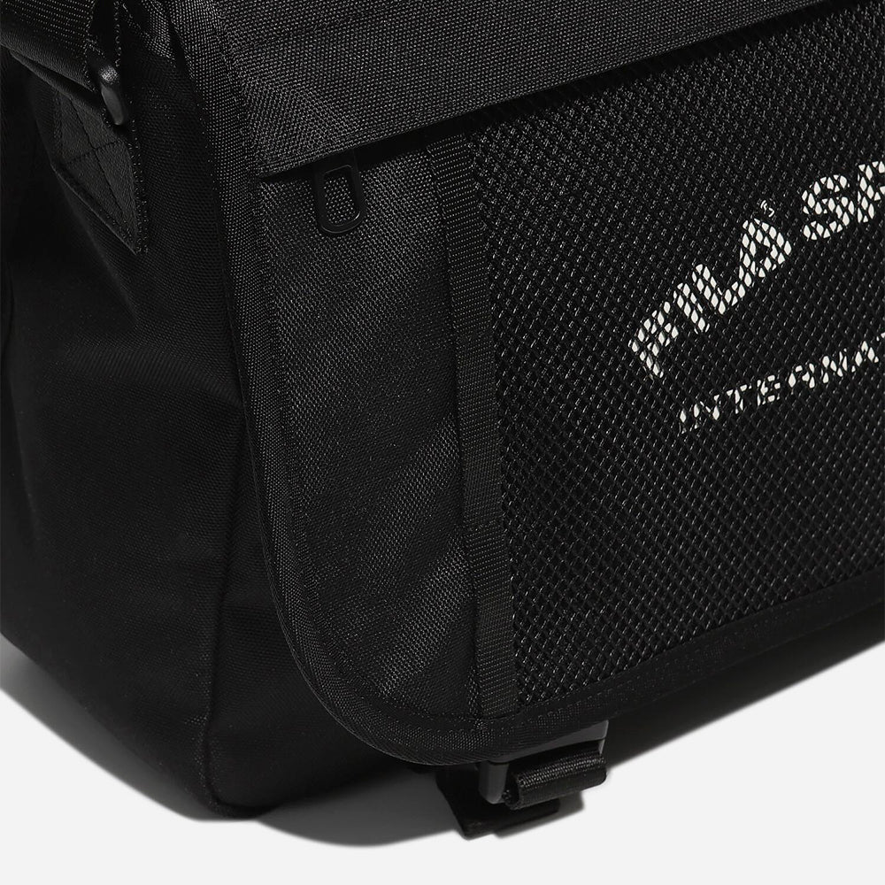 Túi Đeo Chéo Fila Signature Small Messenger - Đen - Supersports Vietnam
