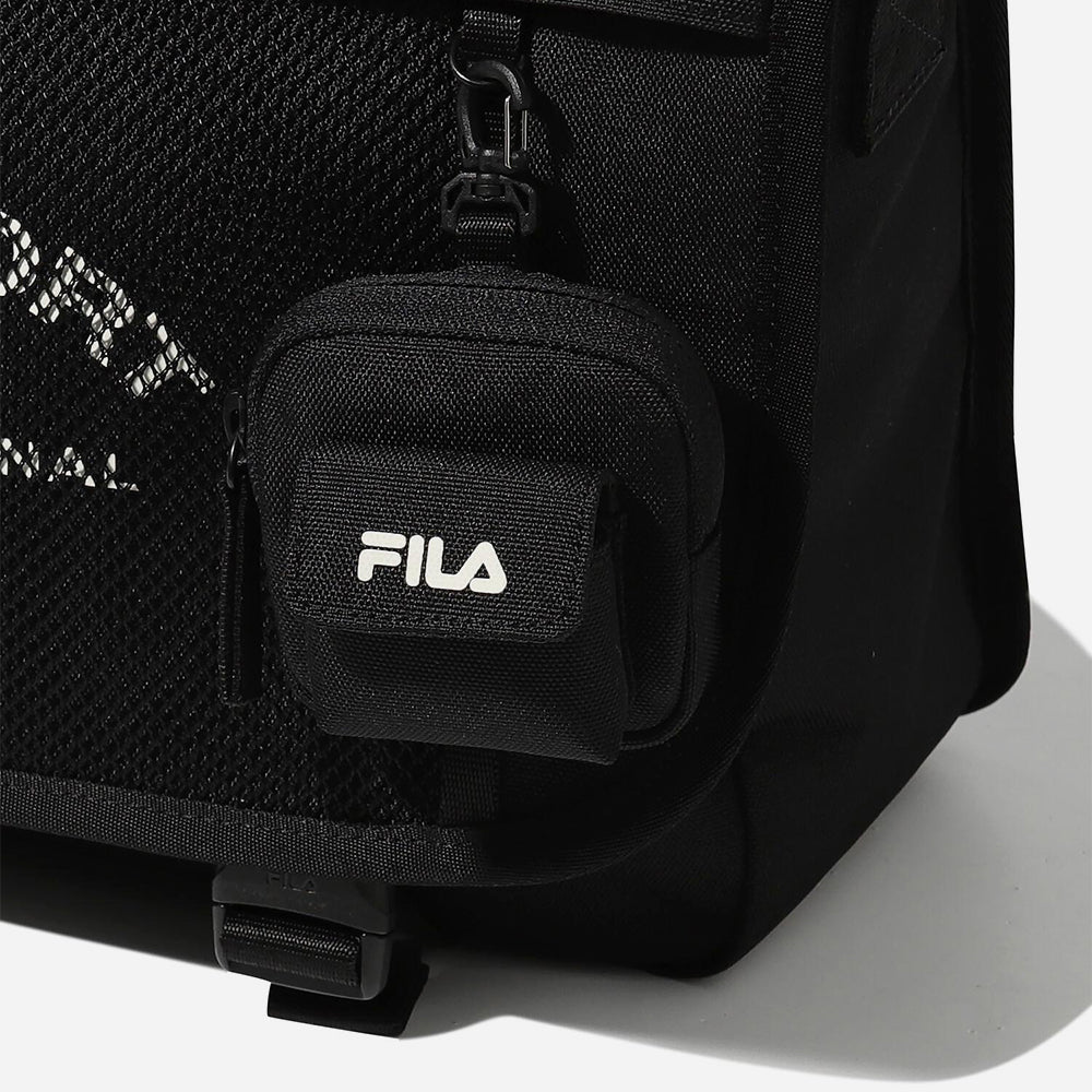 Túi Đeo Chéo Fila Signature Small Messenger - Đen - Supersports Vietnam
