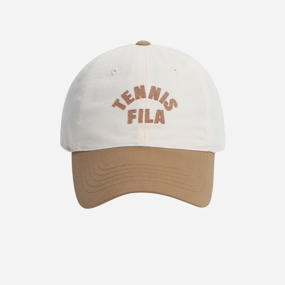 Mũ Lưỡi Trai Fila Tennis Two Tone Ball - Nâu - Supersports Vietnam