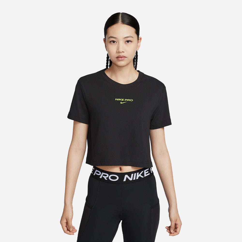 Áo Thun Nữ Nike Dri-Fit Pro Crop Phong Cách Rộng Rãi và Cá Tính