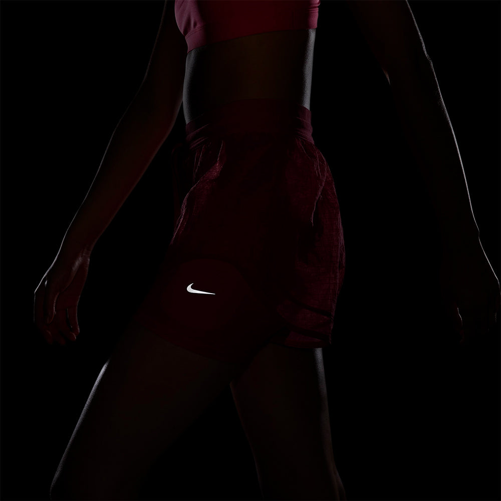 Quần Ngắn Nữ Nike Dri-Fit Mid-Rise 2-In-1 - Hồng - Supersports Vietnam