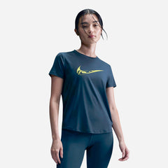 Áo Thun Tay Ngắn Nữ Nike Dri-Fit Graphic - Xanh Navy - Supersports Vietnam