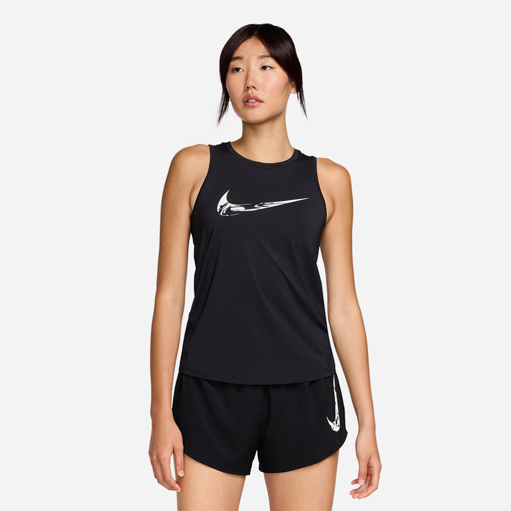 Áo Ba Lỗ Nữ Nike Dri-Fit Graphic - Đen - Supersports Vietnam