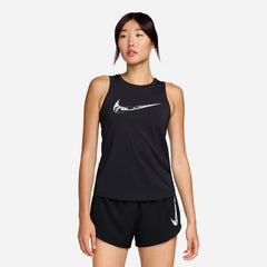 Áo Ba Lỗ Nữ Nike Dri-Fit Graphic - Đen - Supersports Vietnam
