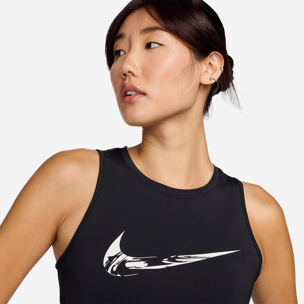 Áo Ba Lỗ Nữ Nike Dri-Fit Graphic - Đen - Supersports Vietnam