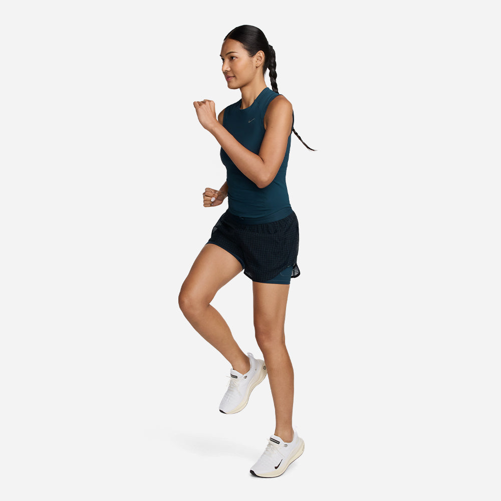 Áo Ba Lỗ Nữ Nike Dri-Fit Pocket- - Xanh Navy - Supersports Vietnam