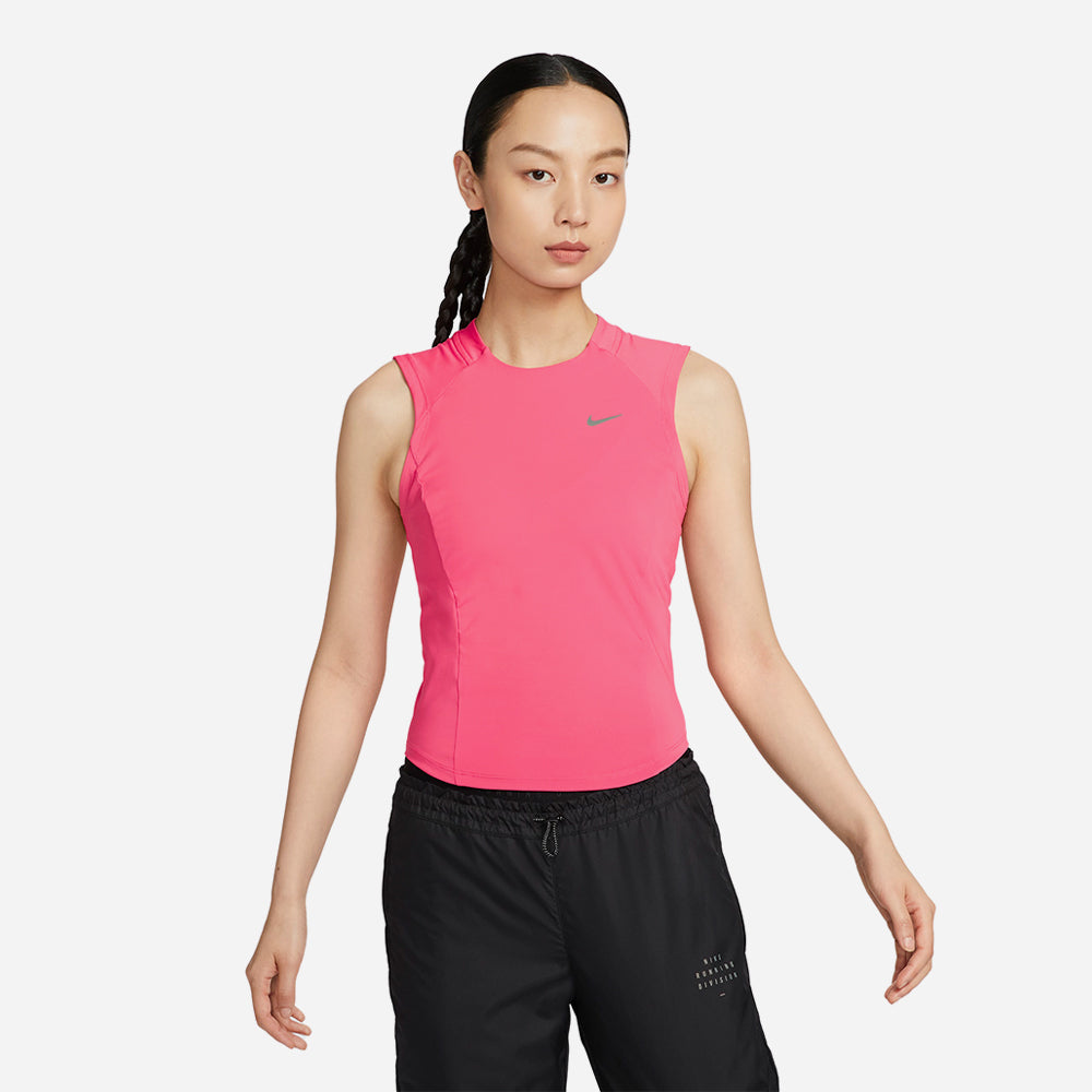 Áo Ba Lỗ Nữ Nike Dri-Fit Pocket- - Hồng - Supersports Vietnam