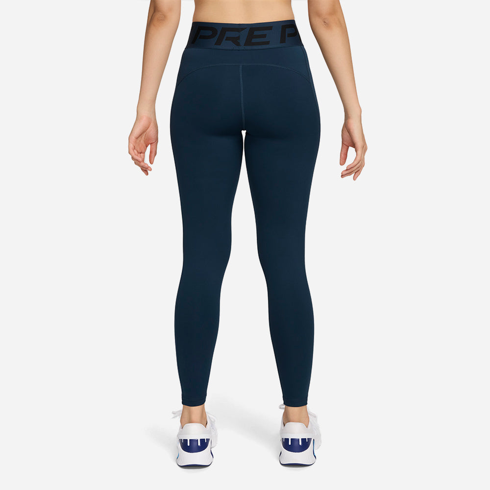 Quần Bó Thể Thao Nữ Nike Pro Sculpt - Xanh Navy - Supersports Vietnam