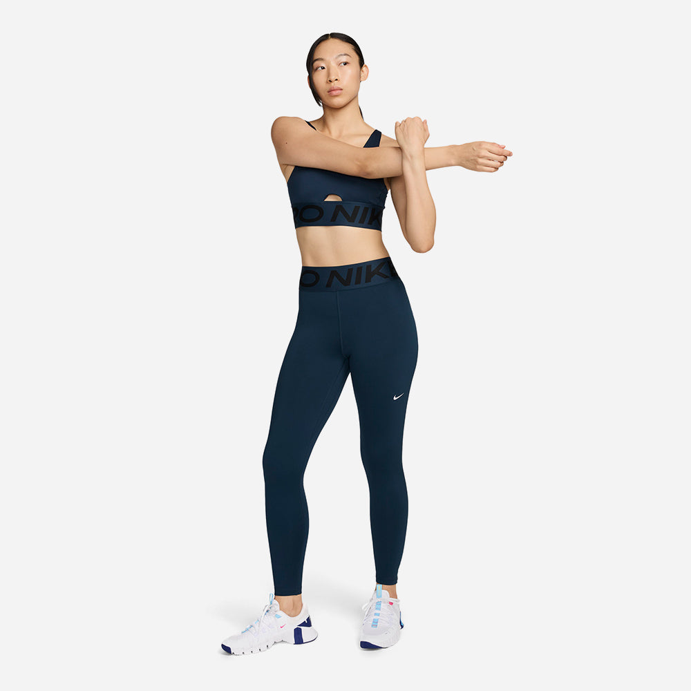 Quần Bó Thể Thao Nữ Nike Pro Sculpt - Xanh Navy - Supersports Vietnam